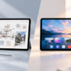 iPad Air第5世代と第4世代の違いを比較するイメージとして2台のタブレットを並べた様子