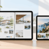 iPad AirとiPad miniのサイズや用途の違いを比較したイメージ